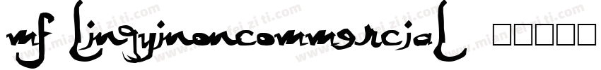 MF LingYiNoncommercial字体转换
